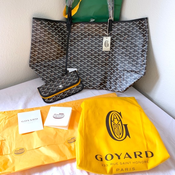 Goyard Handbags - Sold. Goyard St. Louis GM Tote Black